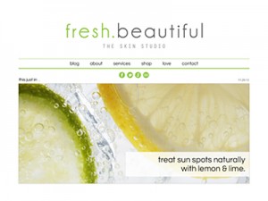 Fresh Beautiful • Website Design